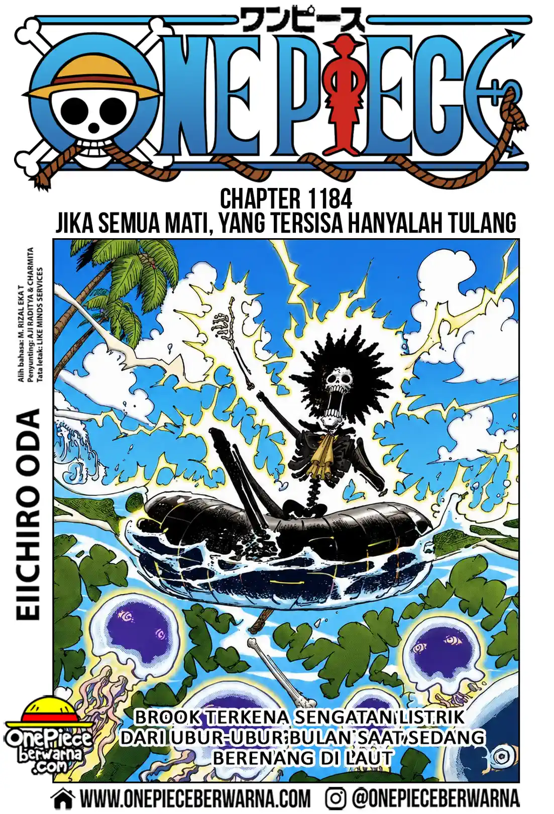 One Piece berwarna 1184 1185 1186 bahasa indonesia